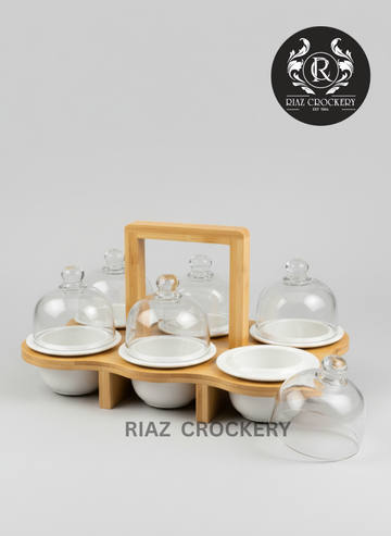 BAMBOO CRYSTAL DRY FRUIT TRAY