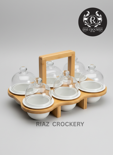 BAMBOO CRYSTAL DRY FRUIT TRAY