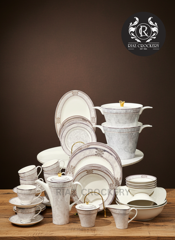 BONE DINNER SET 61-PCS 8-PERSONS