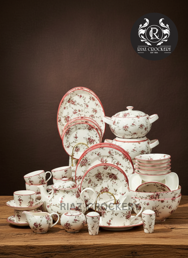 JHONSON BRO'S HERITAGE DINNER SET 83-PCS