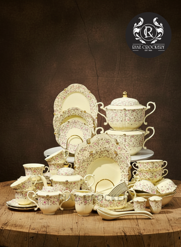 ROYAL ALBERT DINNER SET 75-PCS ky22204