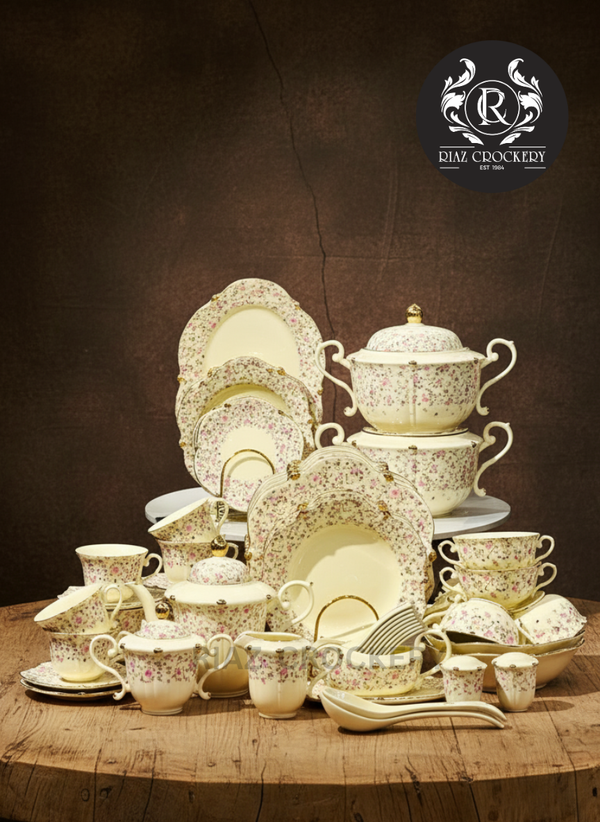 ROYAL ALBERT DINNER SET 75-PCS ky22204