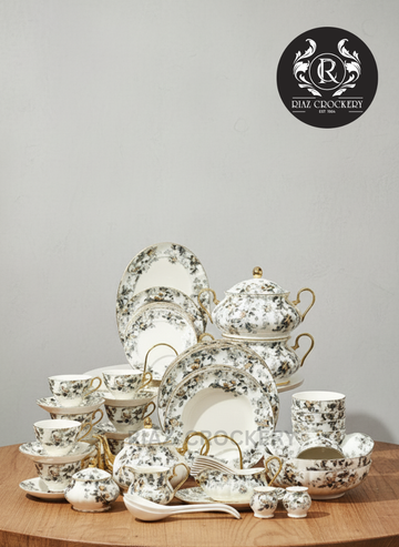 MORE & MORE ROYAL ALBERT DINNER SET 75-PCS 8-PERSON
