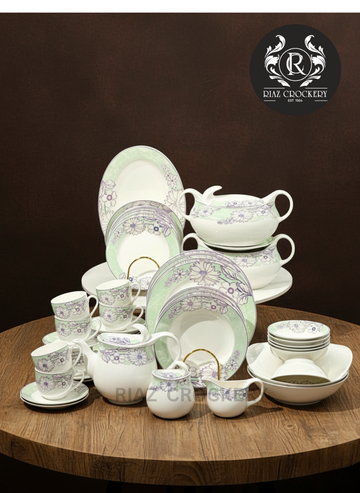 RED FLAME DINNER SET 61-PCS