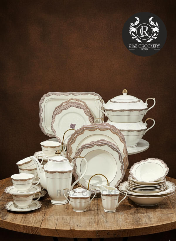 ONE MORE SANTA CLARA DINNER SET 61-PCS 8-PERSON
