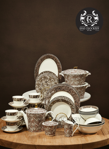 MORE & MORE ROYAL ALBERT DINNER SET 61-PCS 8 PERSON
