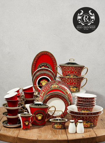 VERSACCE DINNER SET 87-PCS 12-PERSON