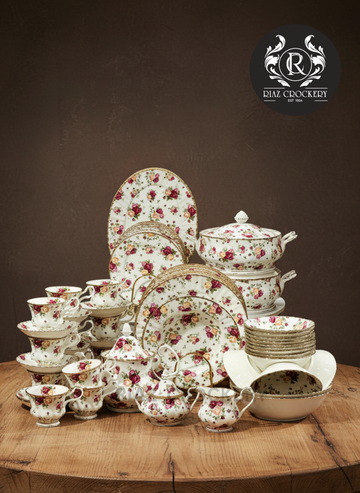 GTC ROYAL ALBERT DINNER SET 85-PCS 12 PERSON