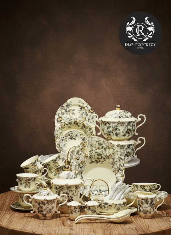 ROYAL ALBERT DINNER SET 75-PCS KY2204