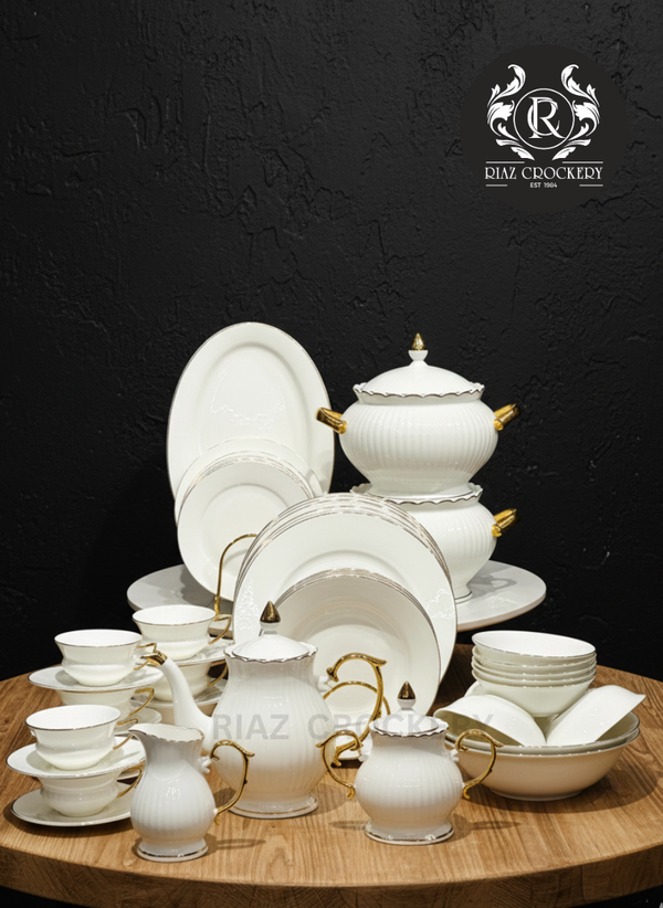 PARSACHI DINNER SET 61-PCS LOTUS-4