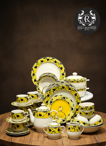 WHITE HOUSE DINNER SET 85-PCS 12-PERSONS