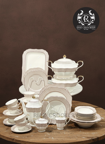 ONE MORE SANTA CLARA DINNER SET 61-PCS