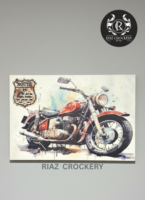 BIKE PAINTING WALL FRAME