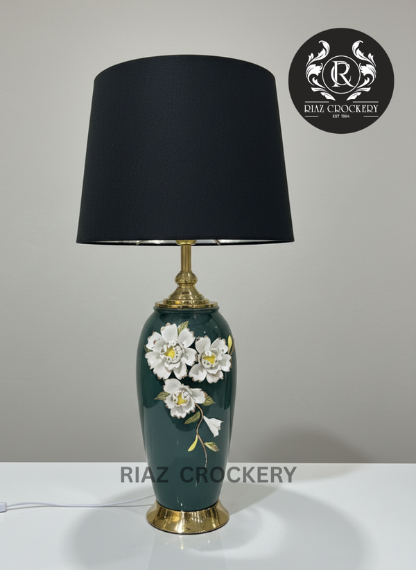 CERAMIC AMBOSE FLOWER LAMP