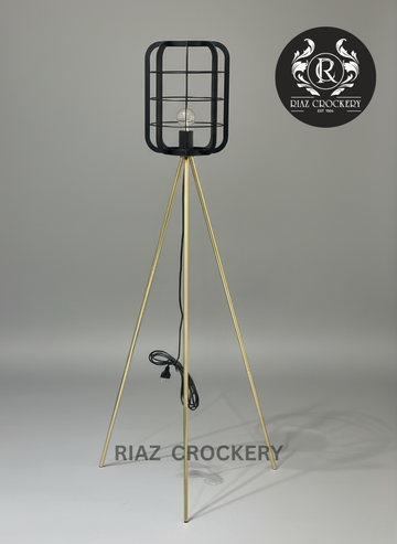 GOLDEN TRIPOD FLOOR LAMP