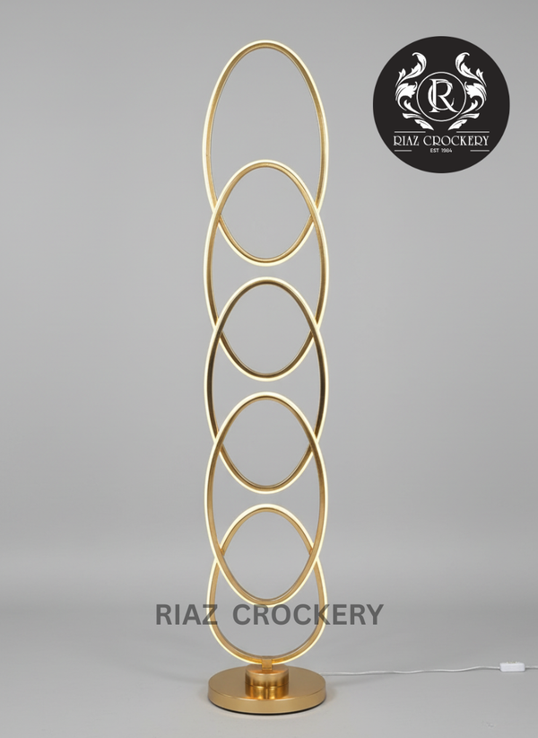 LED OVAL RINGS FLOOR LAMP