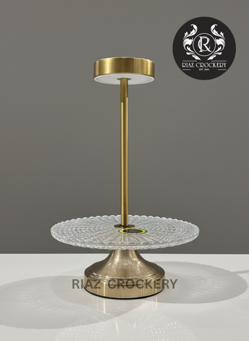 CRYSTAL GOLD TOUCH LAMP