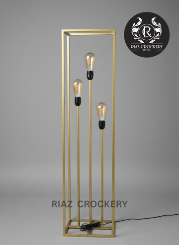 SQUARE FLOOR LAMP 3 LIGHTS