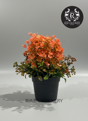 BLACK POT FLOWER PLANTER