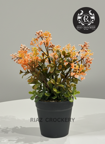 BLACK POT FLOWER PLANTER