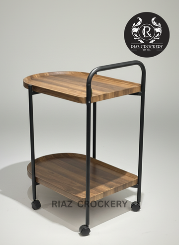 WOODEN TEA TROLLEY