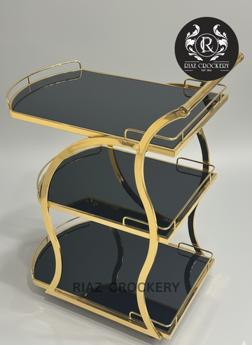 TEA TROLLEY GOLDEN