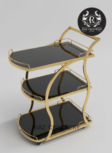 TEA TROLLEY GOLDEN