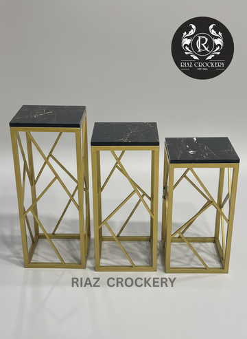 SQUARE CORNER 3PCS TABLE SET