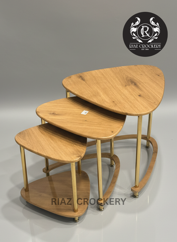 ELEGANT TRIANGEL 3PCS TABLE SET