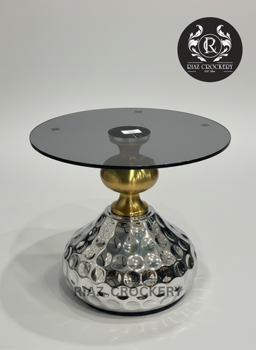 GOLDEN METAL ARABIC TABLE