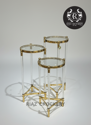 GOLDEN ARABIC 3PCS TABLE SET