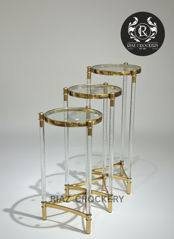 GOLDEN ARABIC 3PCS TABLE SET