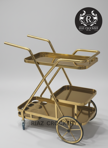 GOLDEN TEA TROLLEY