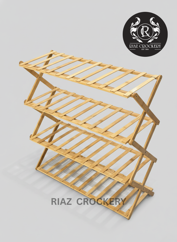 BAMBOO SHOES RACK FOLDING