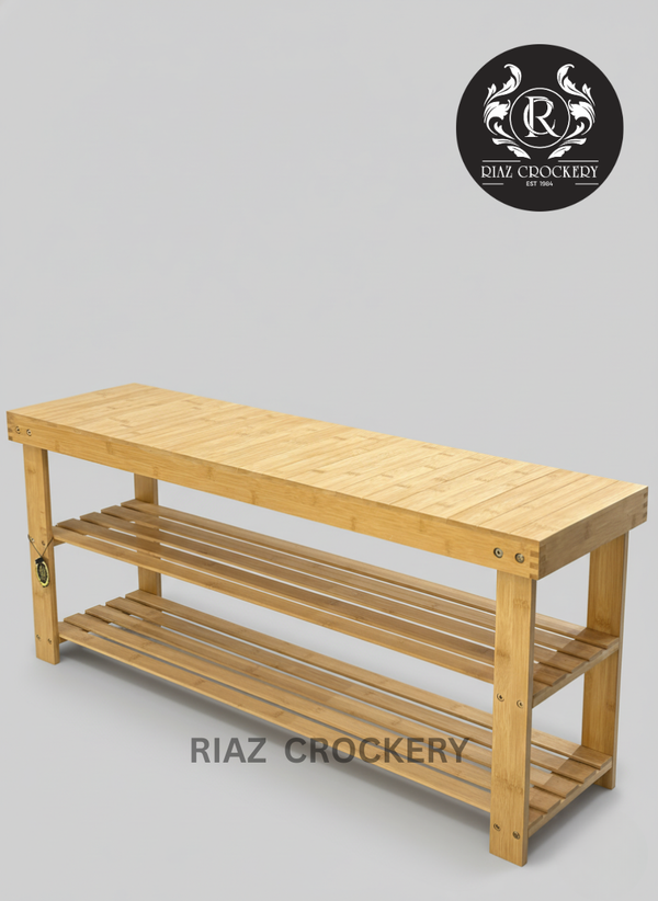 WOODEN SHOES RACK