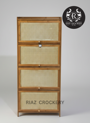 WOODEN SHOES RACK 4 STEPS