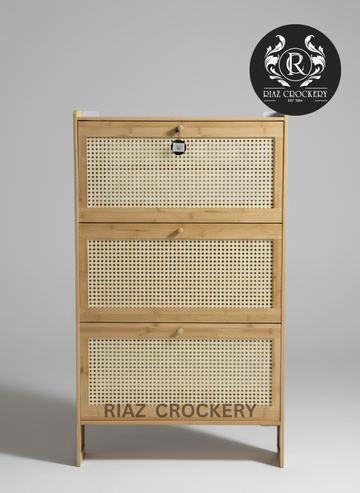 WOODEN SHOES RACK 3STEPS LARGE