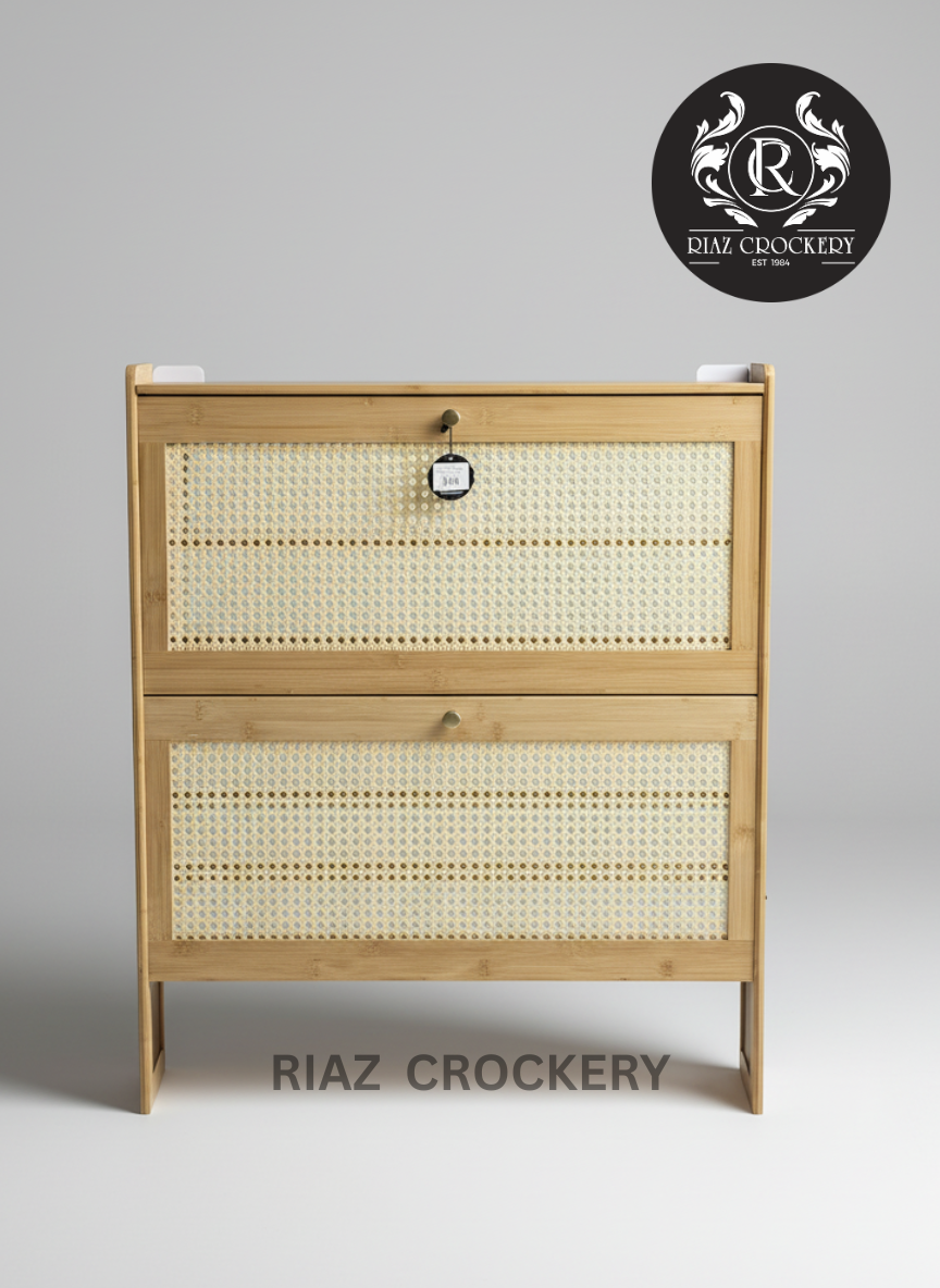 WOODEN SHOES RACK 2STEP LARGE