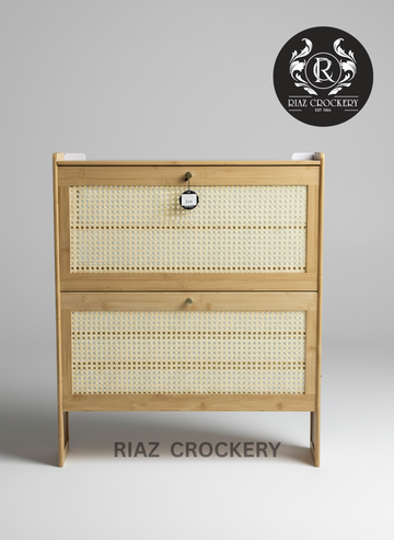 WOODEN SHOES RACK 2STEP LARGE