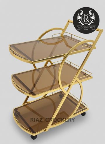 TEA TROLLEY GOLDEN