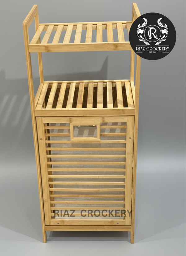 WOODEN LAUNDRY BASKET