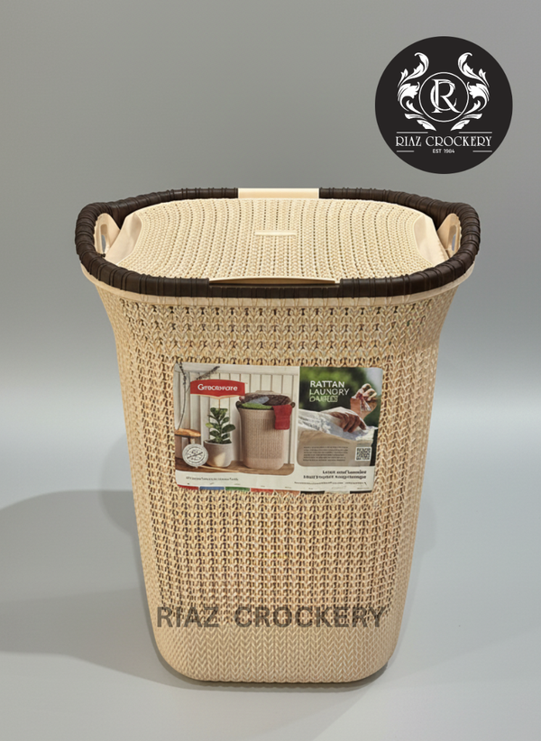 RATAN LANUDRY BASKET