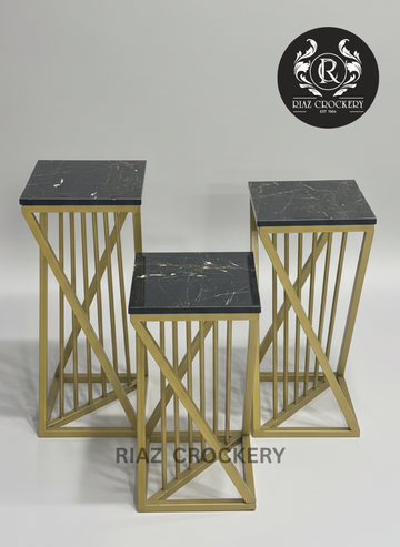 SQUARE CORNER 3PCS TABLE SET