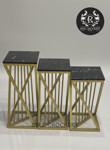 SQUARE CORNER 3PCS TABLE SET