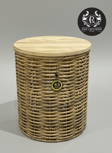 CAN TABLE & LAUNDRY BASKET MEDIUM
