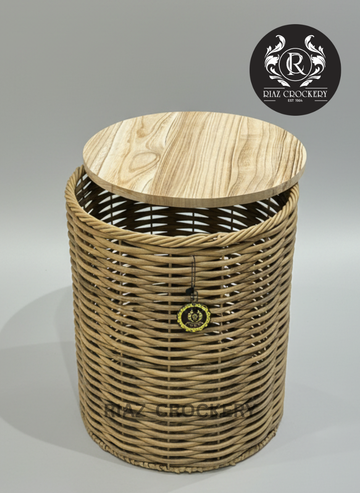 CAN TABLE & LAUNDRY BASKET MEDIUM