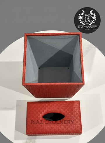 WOODEN ANTIQUE DUSTBIN SET