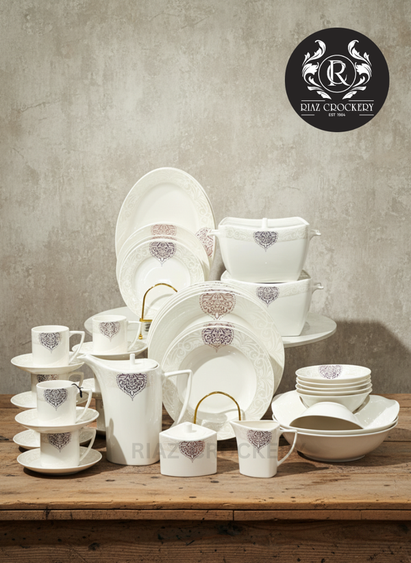 BE DINNER SET SQAURE 61-PCS 8-PERSON
