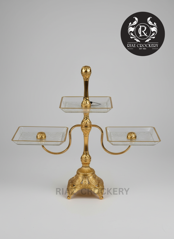 TURKY CRYSTAL GOLD SWEET PLATER 3-STEP
