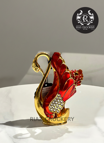 GOLDEN DUCK FORK SET